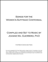 Songs for the Women's Suffrage Centennial SATB choral sheet music cover